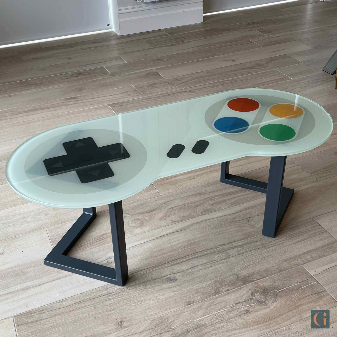 Game Controller Glass Coffee Table