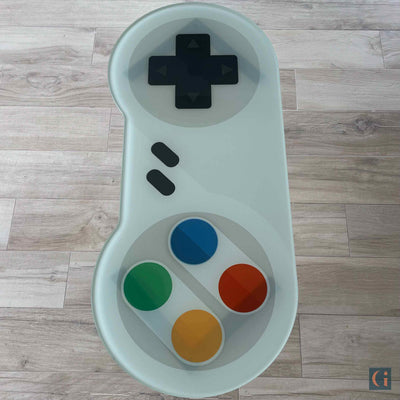 Game Controller Glass Coffee Table