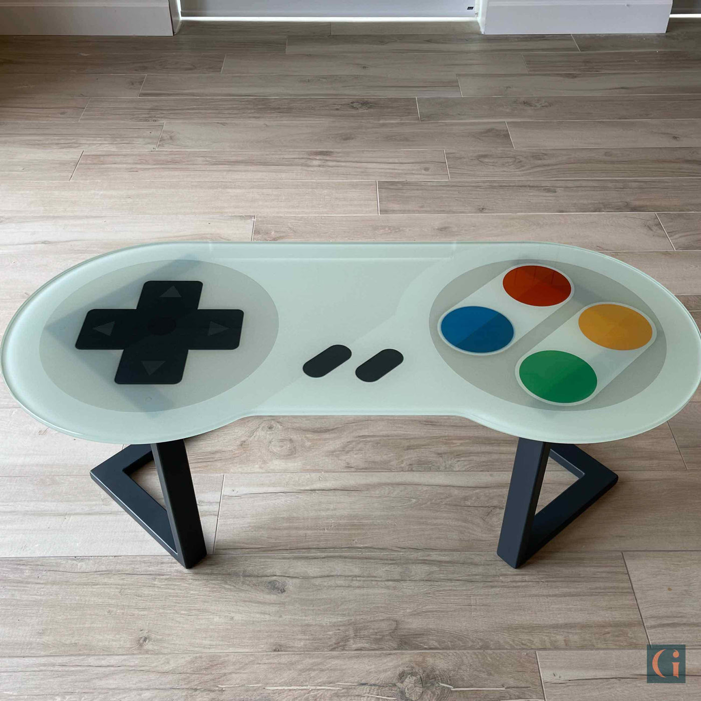 Game Controller Glass Coffee Table