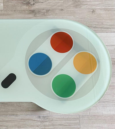 Game Controller Glass Coffee Table