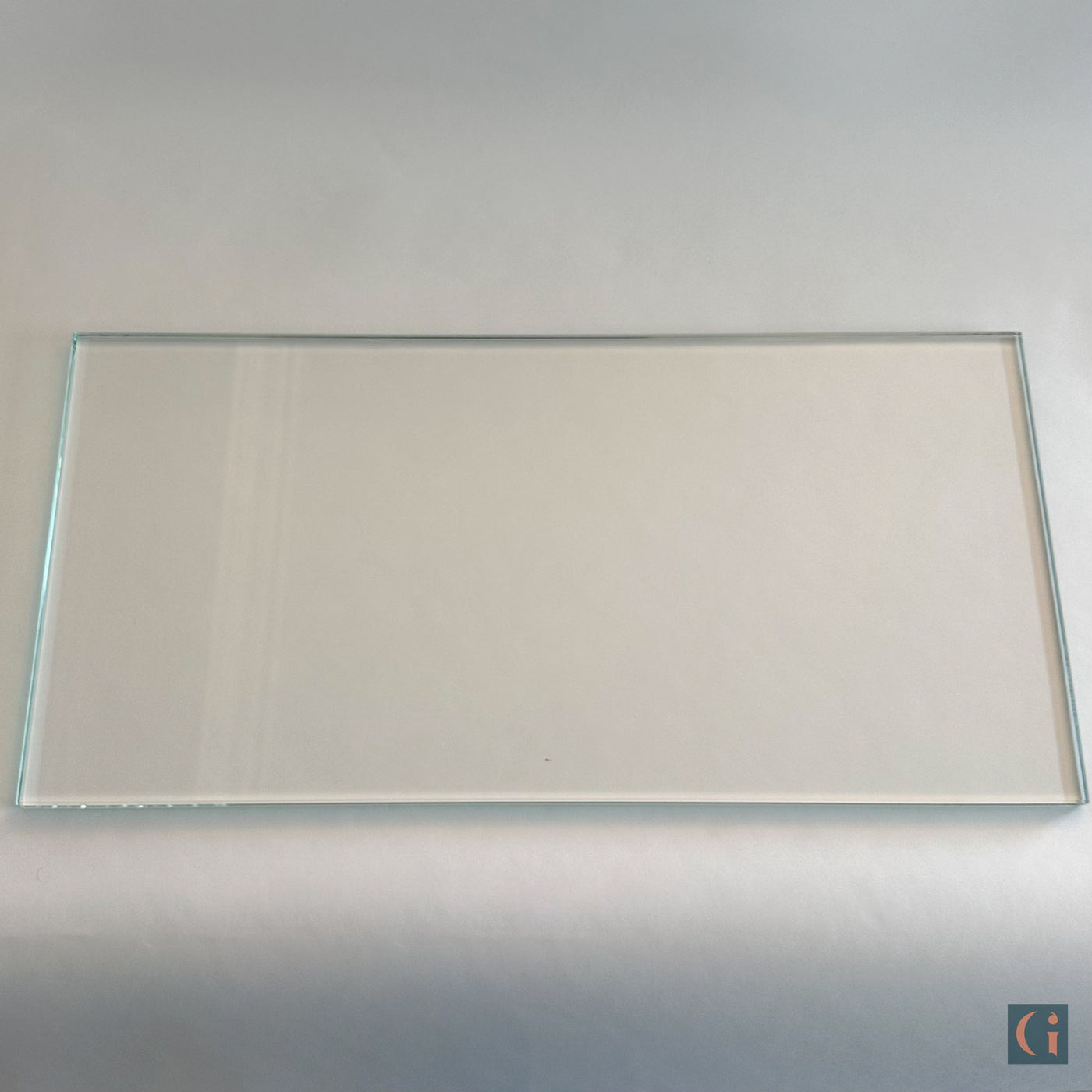 Ultra Clear Rectangle Shelf Crystal Edge